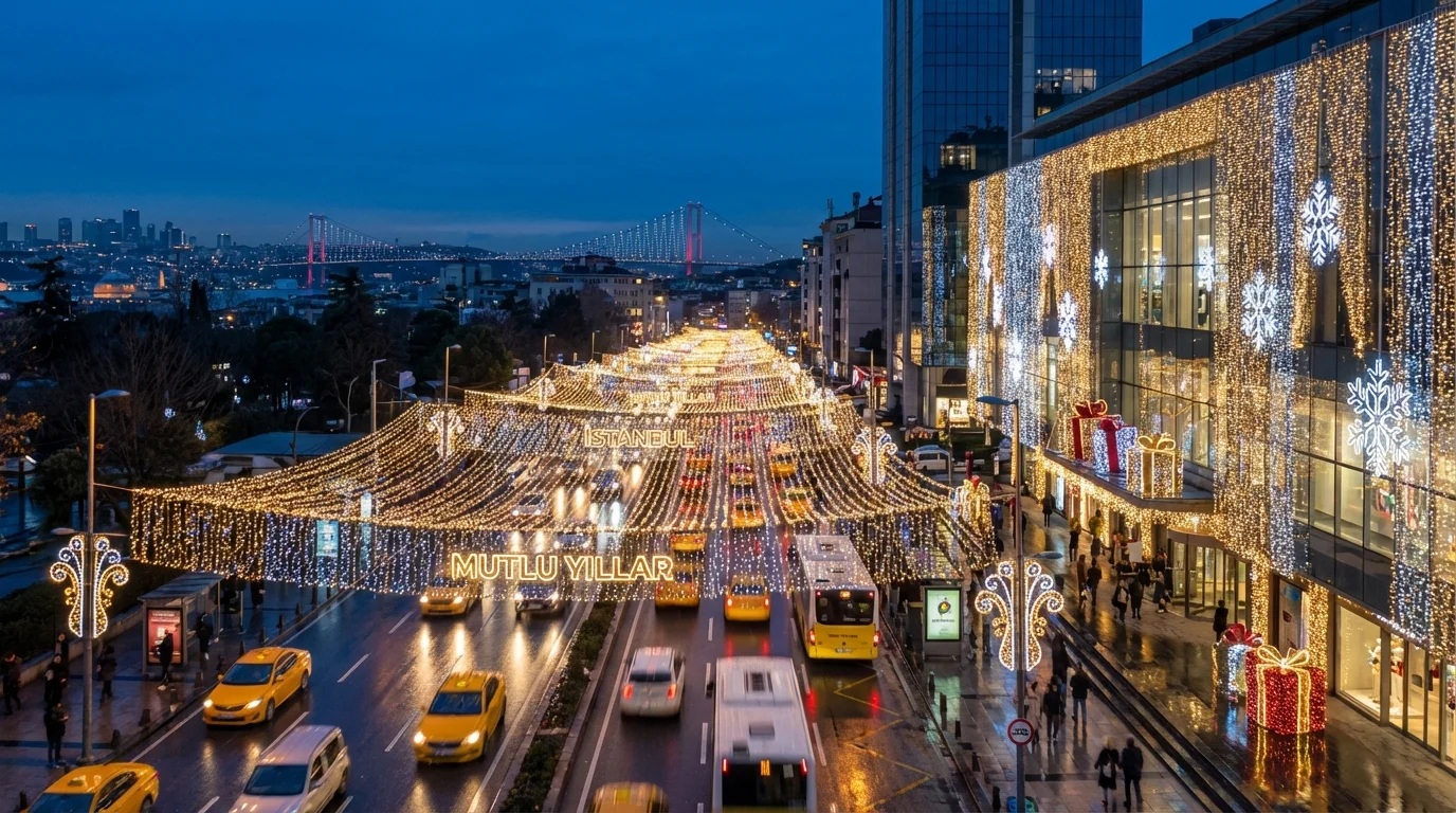 Konya belediye ve AVM tipi cadde LED hatları — kurulum referansı